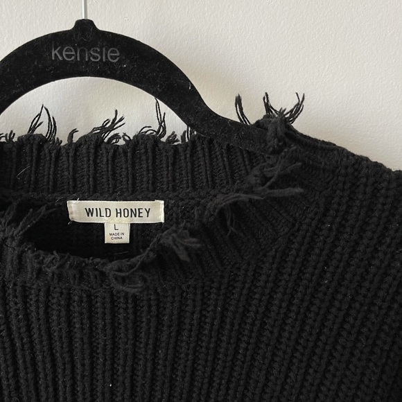 WILD HONEY CROPPED SWEATER - Picture 2 of 3